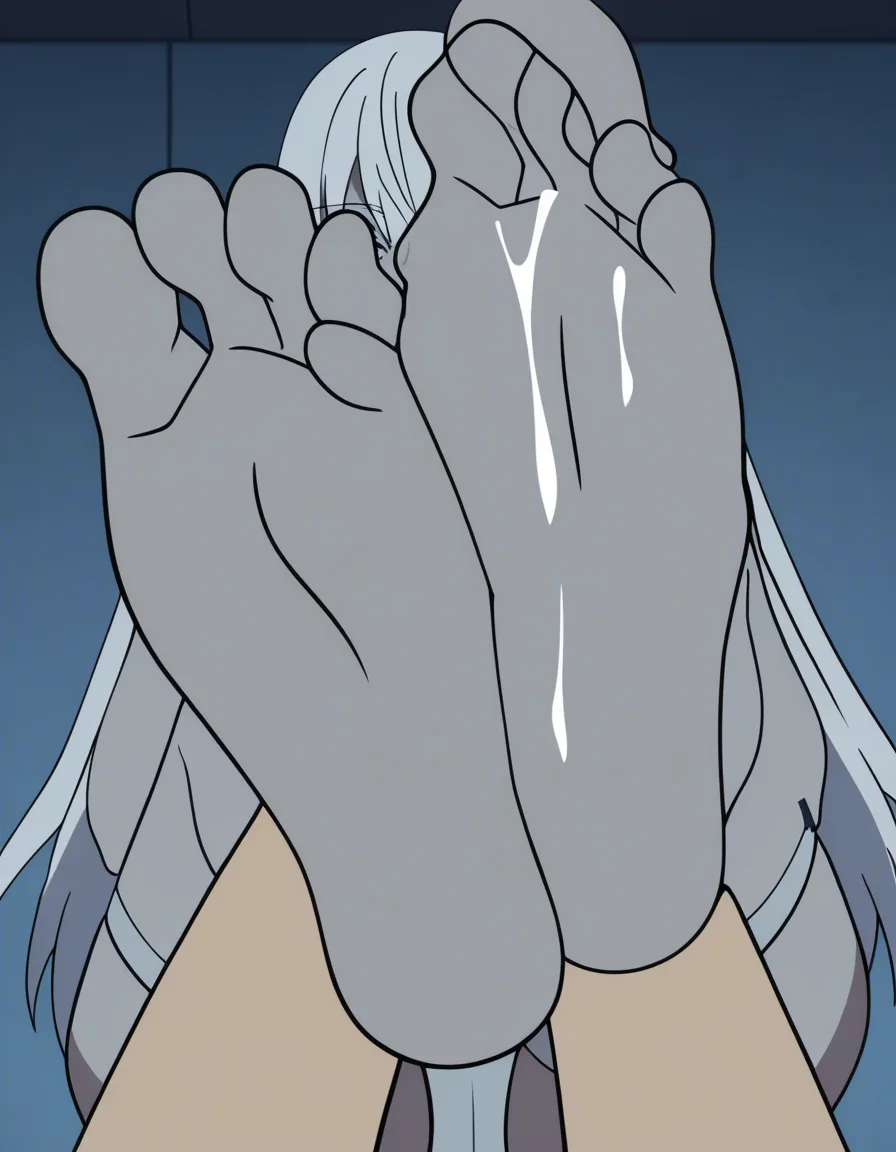 feet, hyouken_no_majutsushi ga_sekai_wo_suberu, full_cast, nude, hentai_studio_quality, @elisa_griffith, soles, hentai_studio_quality, cum_on_feet, (anime style:1.3), 2d, anime screencap, cel shading, flat color,, (anime style:1.3), 2d, anime screencap, cel shading, flat color, hentai_studio_quality, score_9, score_8, 3d render, octane render, subsurface scattering, ray tracing, smooth shading, petite, stockings, hentai_studio_quality