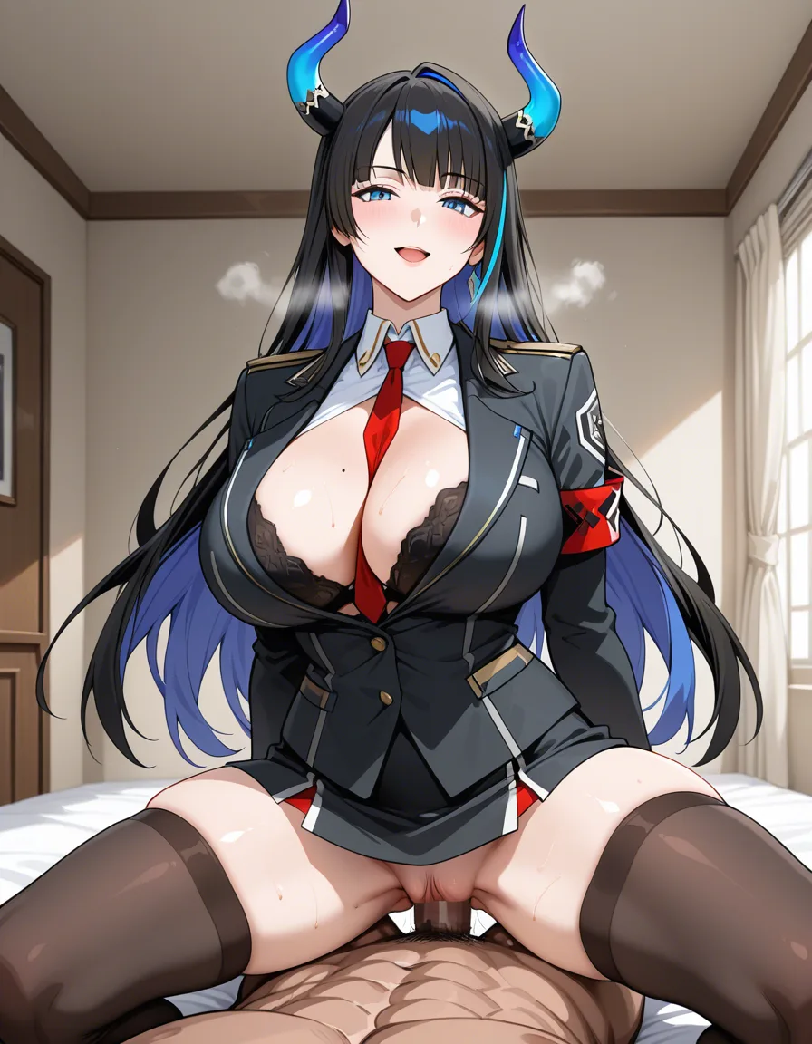 Japanese woman,
uniform sex, cowgirl
position, sexy mole, hentai_studio_quality, hentai_studio_quality
