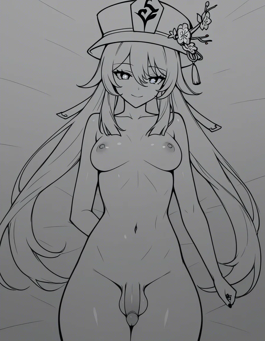 ultra detailed, futanari, wild energy, explicit anime render, @hu_tao_(genshin_impact), hentai_studio_quality, hentai_studio_quality