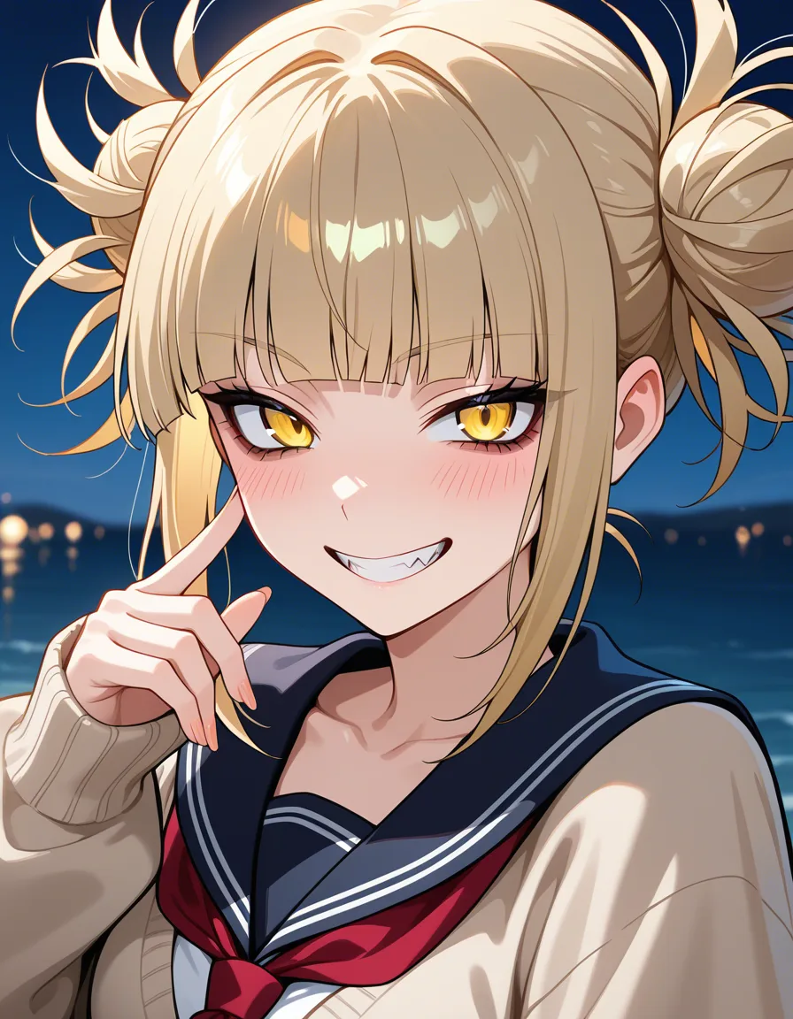 masterpiece, clean art, himiko toga, otoko_no_ko, hentai_studio_quality