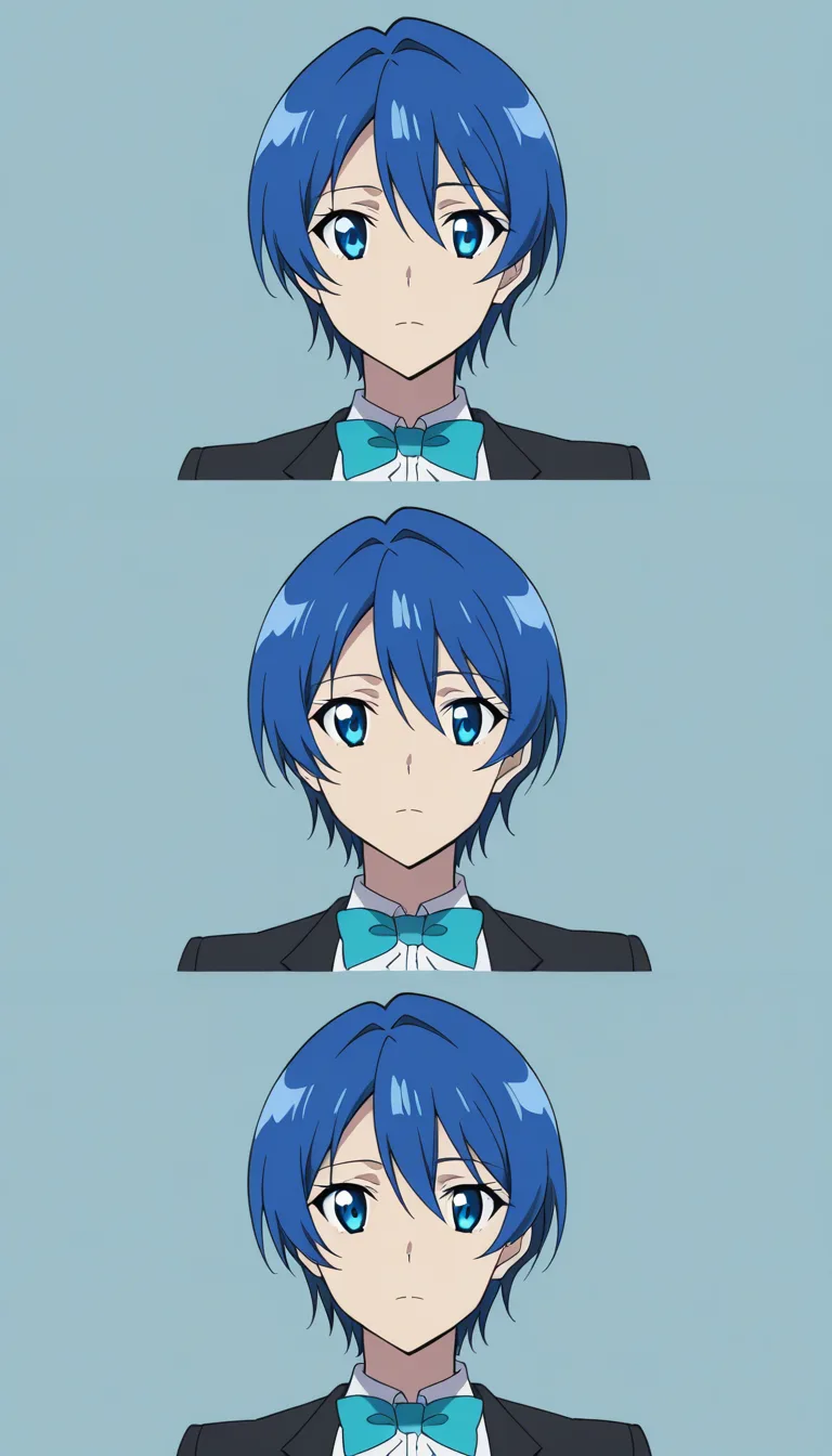 professional photo, high detail, 2girls, blue hair, bowtie, titfuck, hyperrealistic