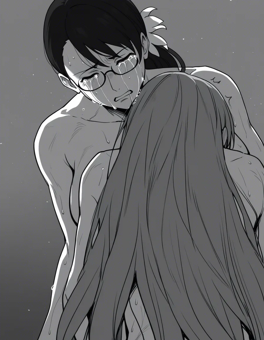 dog ,cattleya , french kill , crying, hentai_studio_quality