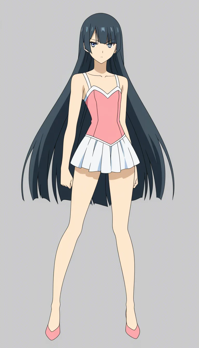 masterpiece, fine detail, princess,  bare_shoulders , collarbone, very long hair, transparent background, hentai style, hentai_studio_quality, crossdressing , otoko_no_ko , long_hair , miniskirt ,, hentai_studio_quality, (anime style:1.3), 2d, anime screencap, cel shading, flat color, (anime style:1.3), 2d, anime screencap, cel shading, flat color, @00osamio00