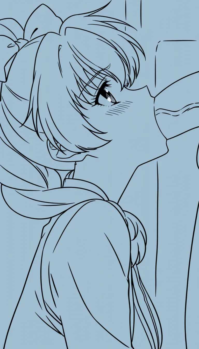teletha testarossa, fullmetal panic, train, casual clothes, deepthroat, gigantic oversized penis, blush, shy, looking up, side view, mouth focus.