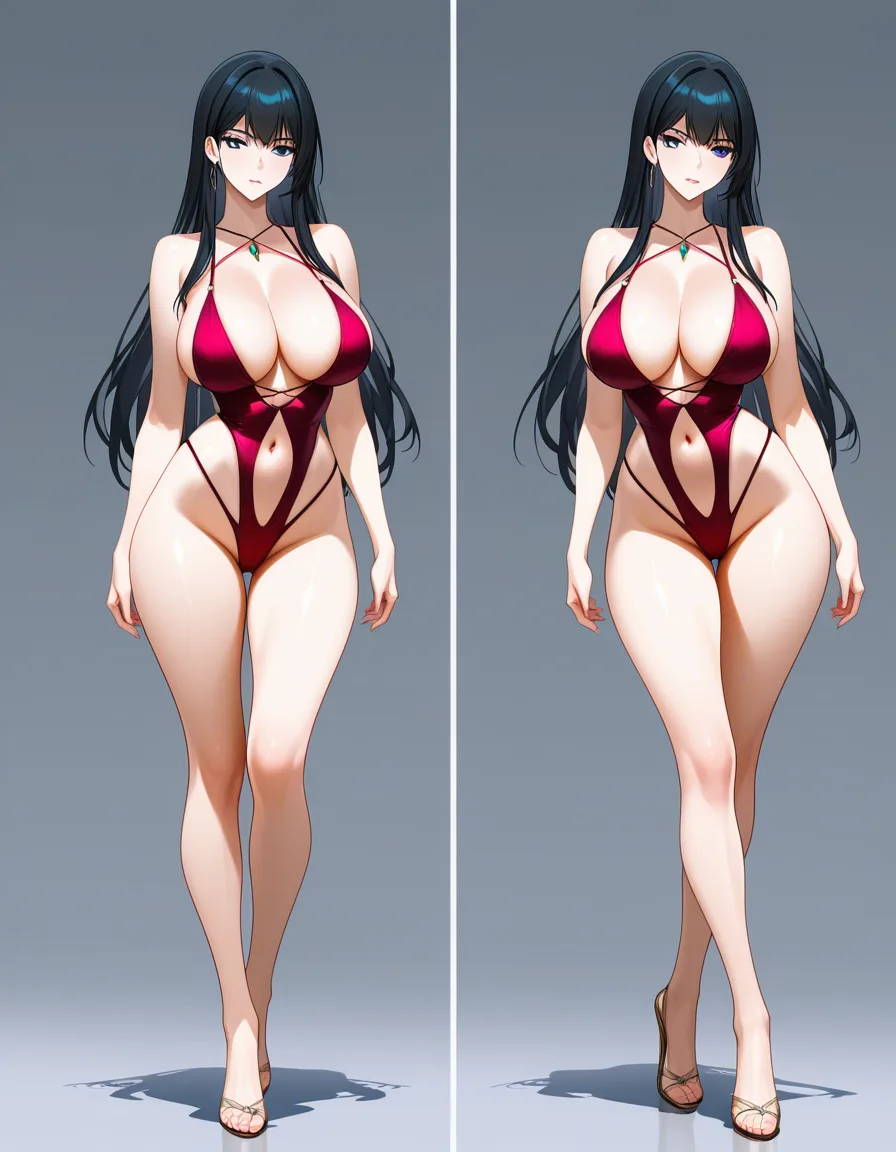 A 18 year old anime woman with beauty of a goddess and with perfect figure and sexy legs and medium boobs and round hips wearing a  pink crop top and short shorts standing in a park,, hentai_studio_quality
