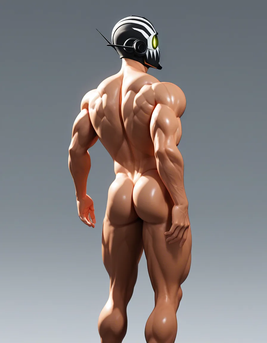 highres, vivid, fitness model, presenting, muscular male, hentai style, score_9, score_8, 3d render, octane render, subsurface scattering, ray tracing, smooth shading