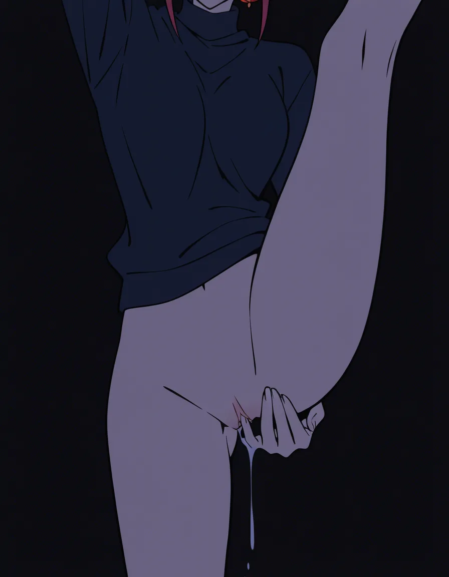 best quality, explicit detail, couple, leg up, standing, black background, vivid anime colors, (anime style:1.3), 2d, anime screencap, cel shading, flat color