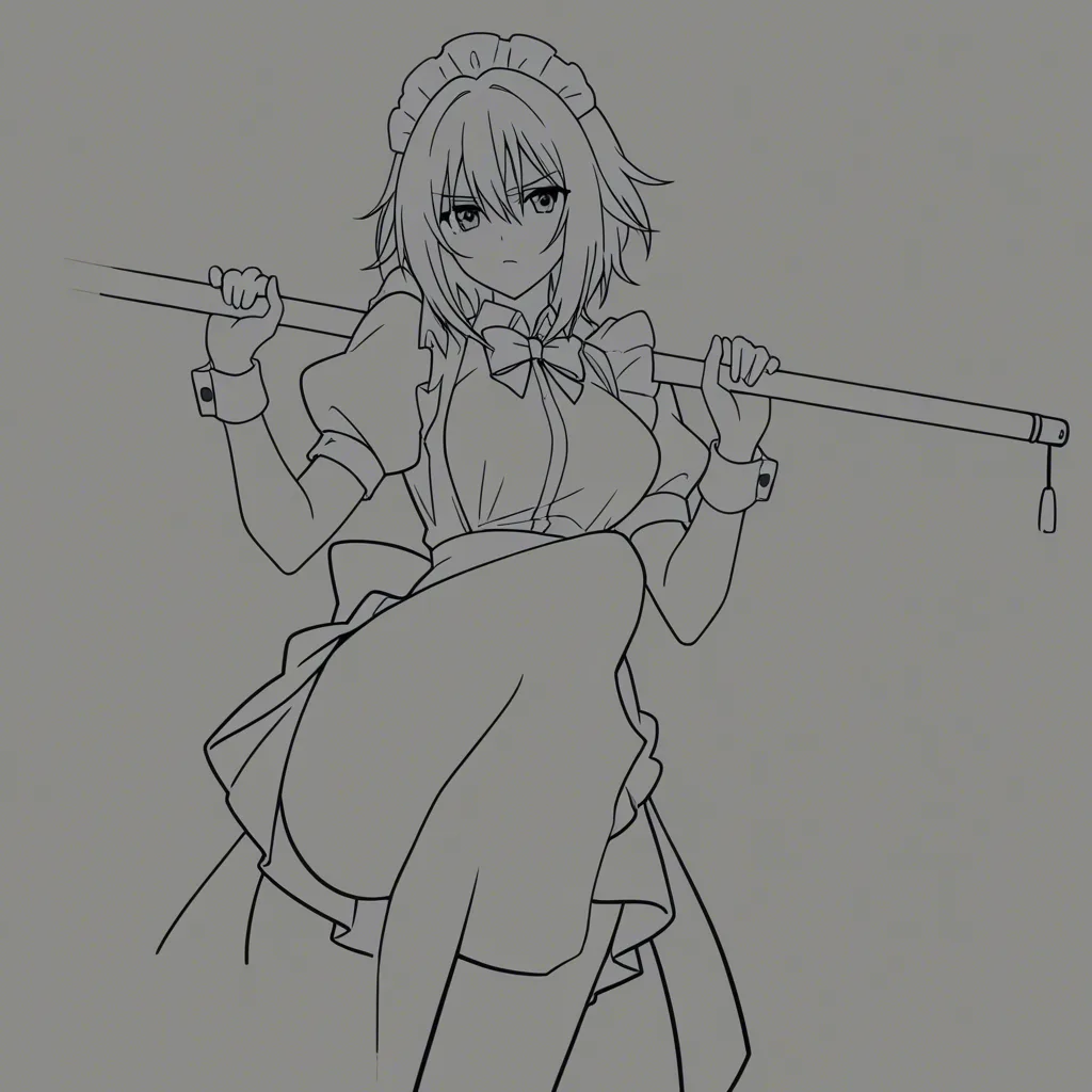 ultra detailed shading, maid, bow, leg up, relaxed mood, over the shoulder, explicit anime render, (anime style:1.3), 2d, anime screencap, cel shading, flat color, @00osamio00