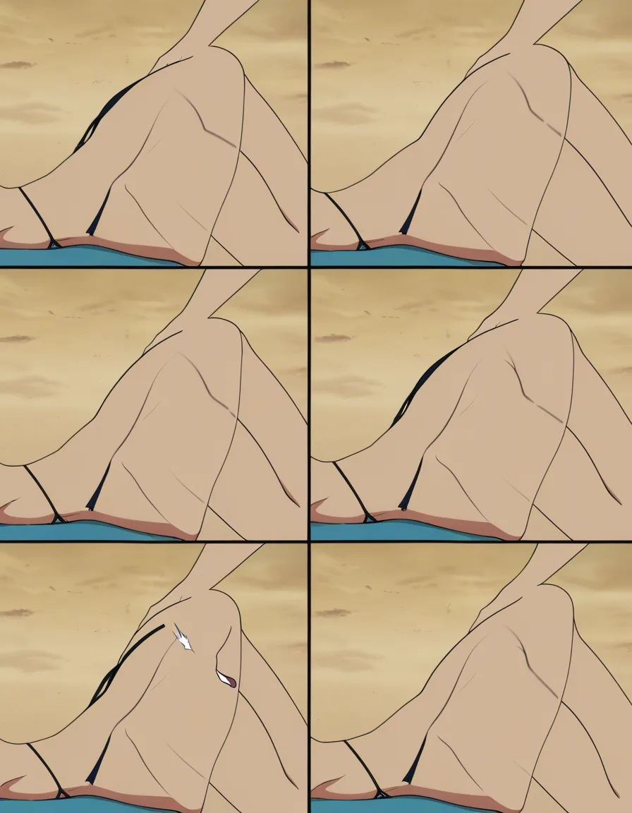 Power_from_chainsawman, x-ray, cum_in_pussy, sex_from_behind, on_stomach, from_side , surprised, impregnation, beach, bikini_top_only, (anime style:1.3), 2d, anime screencap, cel shading, flat color, @00osamio00