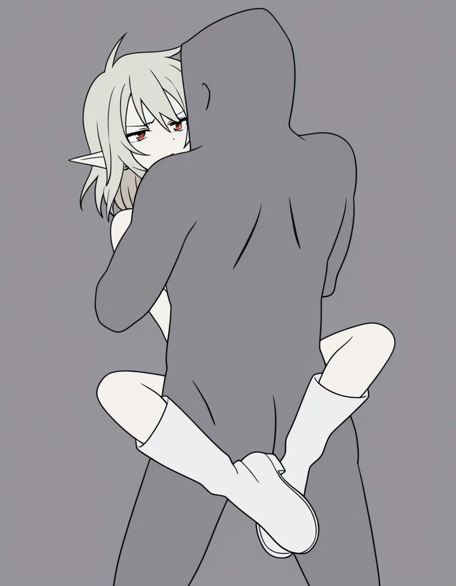masterpiece, fine detail, 1other, missionary, white footwear, medium hair, transparent background, vivid anime colors, midna getting facefucked, (anime style:1.3), 2d, anime screencap, cel shading, flat color, @00osamio00