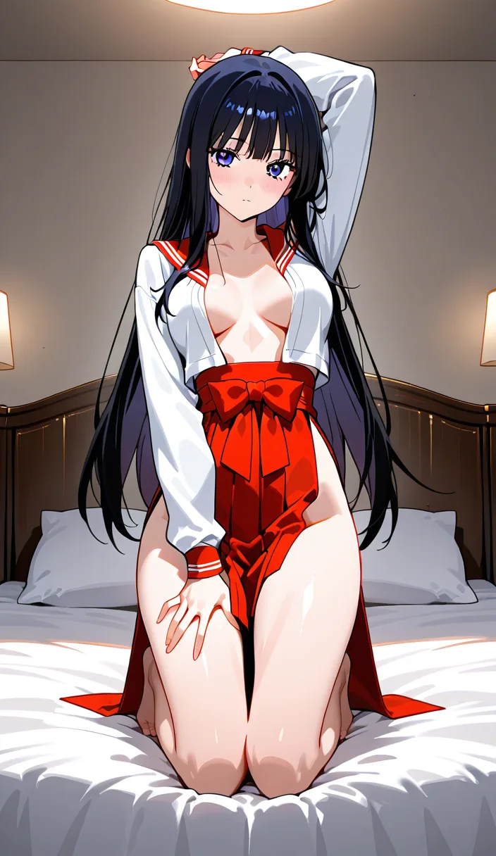 @sailor_mars 
happy 
clothed_sex 
bed 
small_breasts 
looking_at_viewer