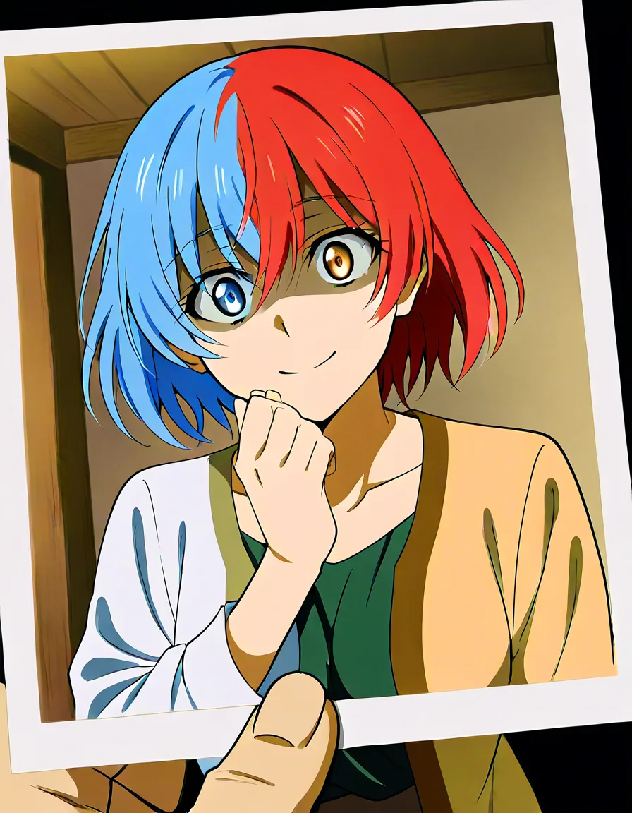 Redraw the entire picture as a hand-drawn anime illustration in flat cel-shaded anime style. It stays the same person with the same face, the same expression, the same hair and the same skin tone, and every other detail of the photograph is kept exactly as it is: nothing is added, removed, moved, uncovered or recoloured. Only the medium changes, and no part of the picture is left photographic. Above all, the picture must show: Change the apparent age to 19 years.Place more emphasis on the legs and feet.One leg without a stocking., hentai_studio_quality