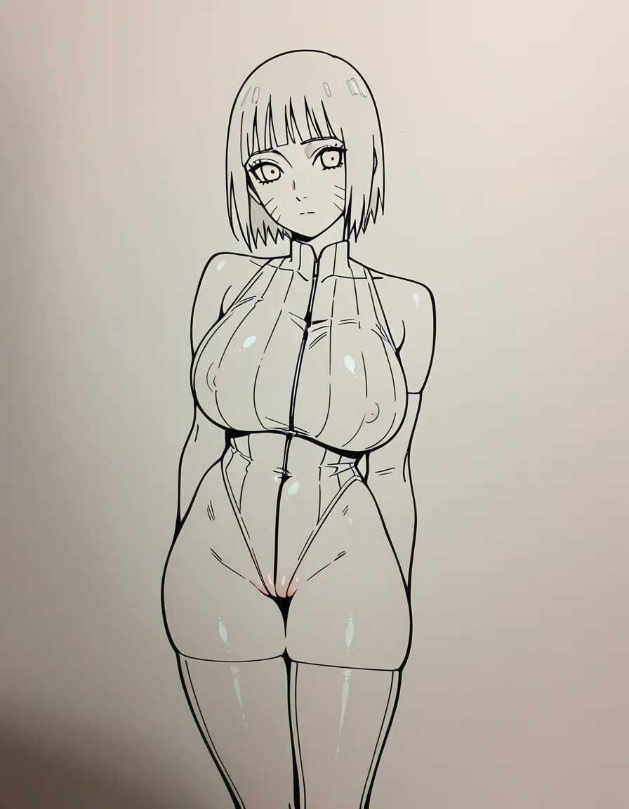 Hinata Hyuga the anime Naruto futanari, hentai_studio_quality, hentai_studio_quality