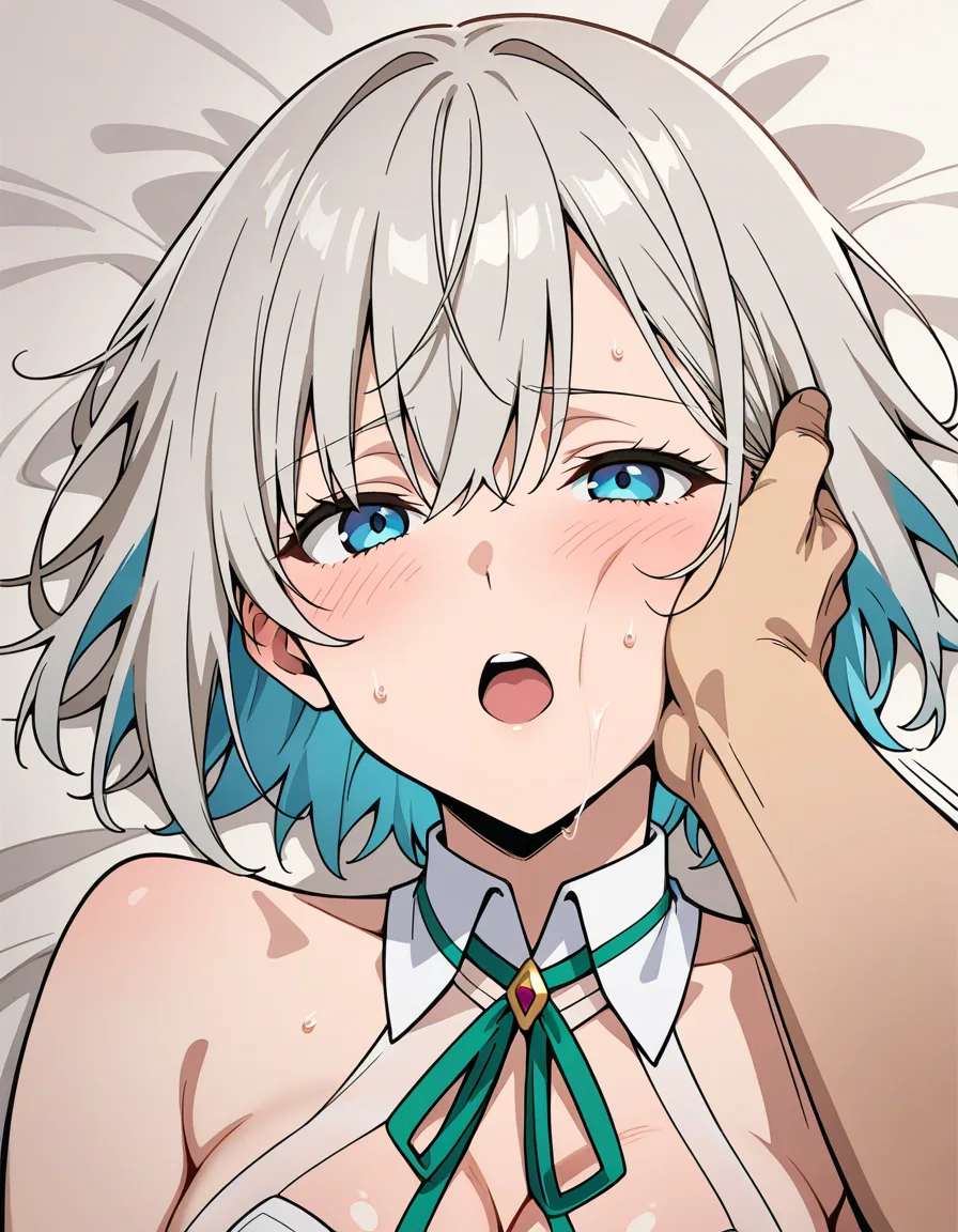 anime girl getting face fucked, hentai_studio_quality