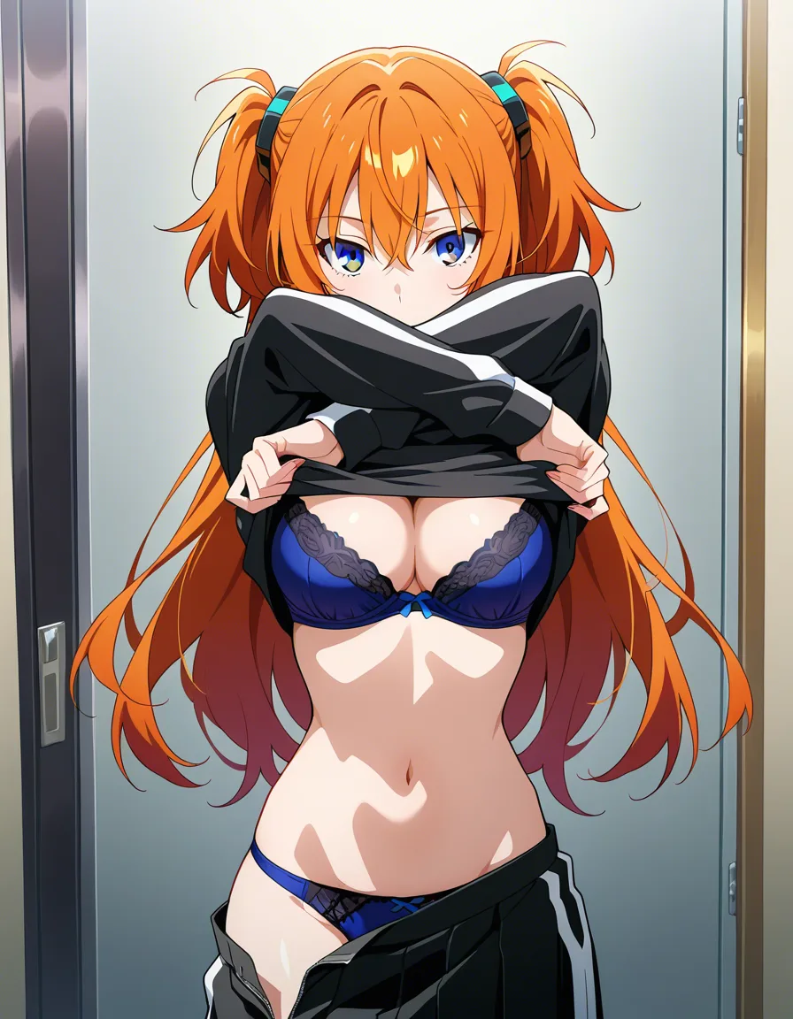 ultra detailed, anime render, Kilia Kurayami, undressing, hentai_studio_quality