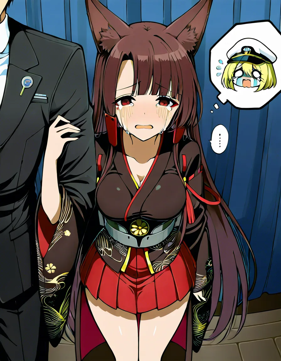 otoko no ko commander gets fucked in the asshole by futanari fox girl akagi while his girlfriend enterprise watches, crying and in despair.
/masterpiece absurdres /ultra_detailed 1boy 2girls commander_(azur_lane) akagi_(azur_lane) enterprise_(azur_lane) otoko_no_ko size_difference nude_male futanari futa_on_male futa_penetrating_male male_penetrated femdom assertive_female anal doggystyle netorare cheating cuckhold cuckquean ahegao female_in_background watching_sex crying_with_eyes_open female_crying covering_own_mouth, hentai_studio_quality