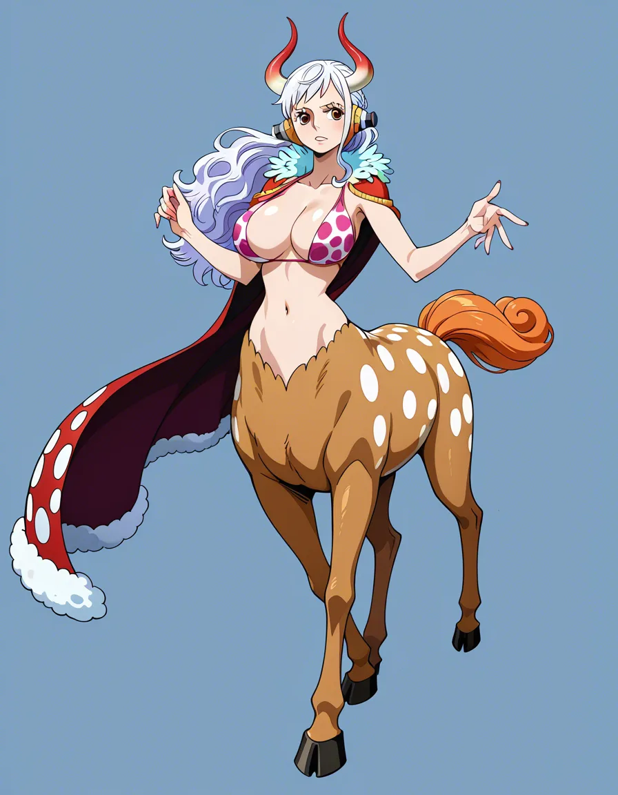 robin from One Piece as a cowtaur, hentai_studio_quality