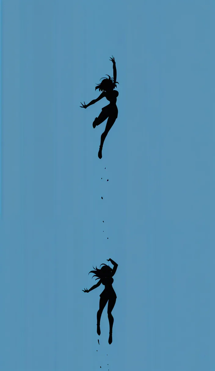 highly detailed, natural lighting, 2 women, witches with boobs, jumping