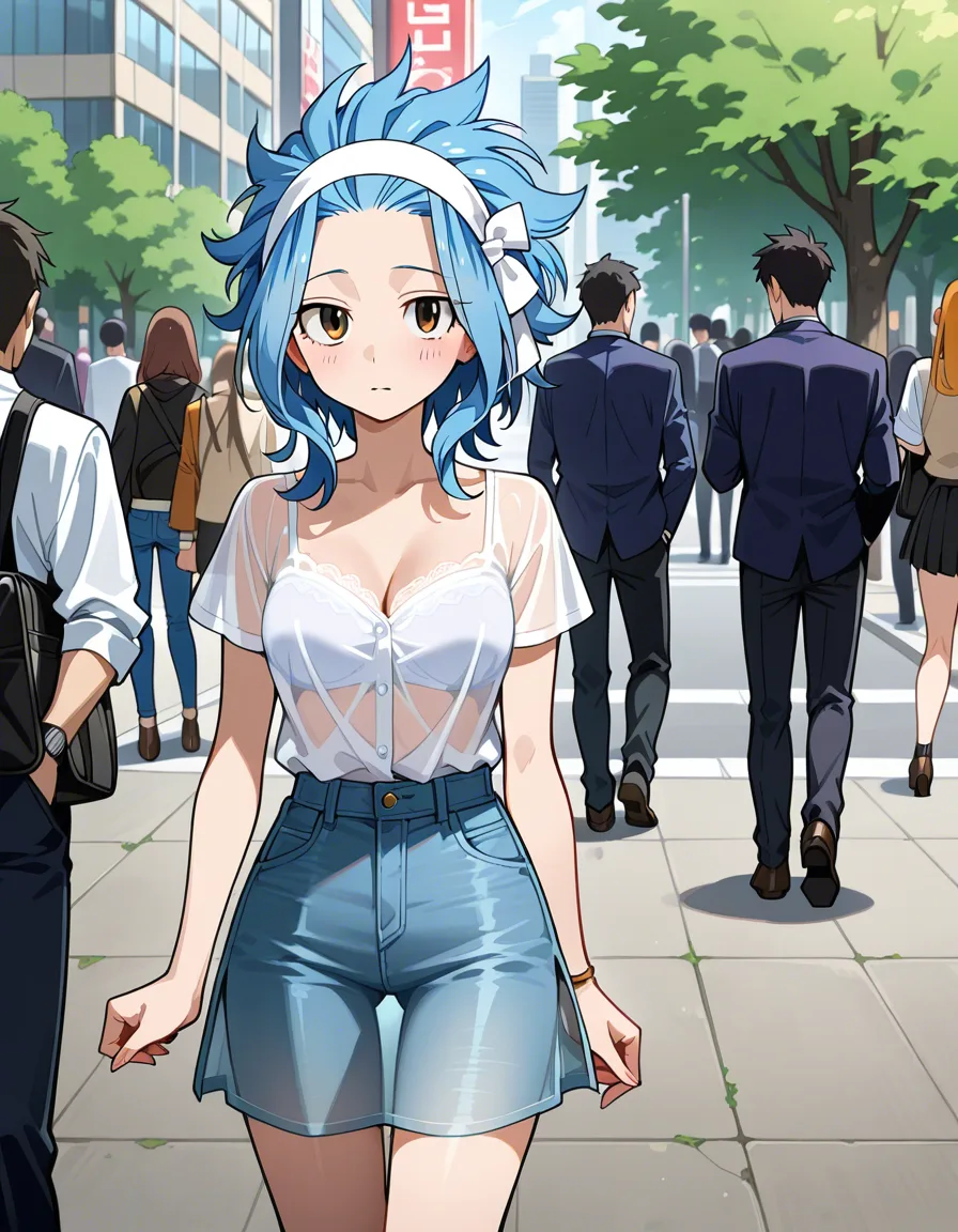 levy mcgarden, exhibitionism, public, shame, see-through_clothes, hentai_studio_quality
