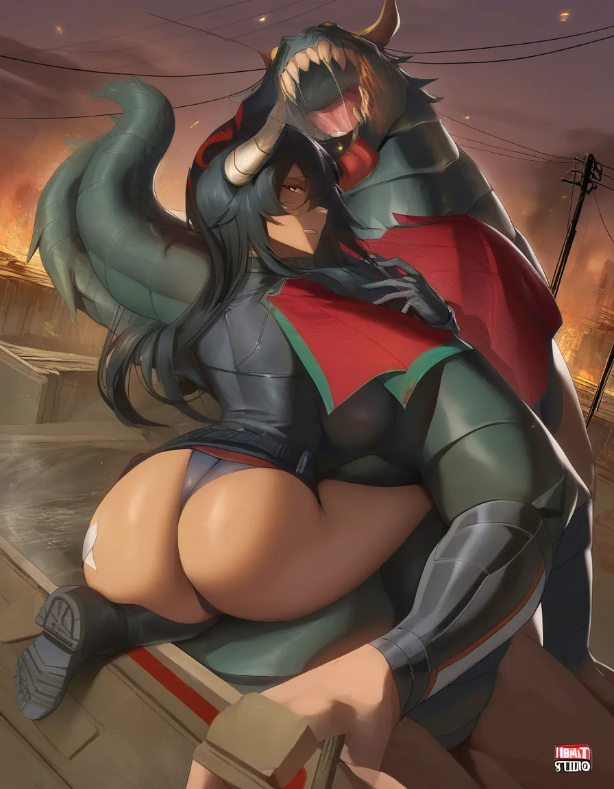 giant girl sits big ass on face of boy, hentai_studio_quality