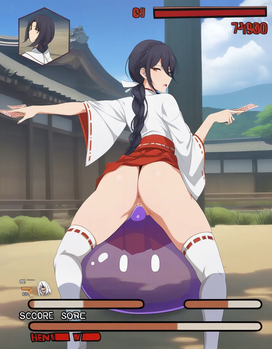miko slime sex, hentai_studio_quality