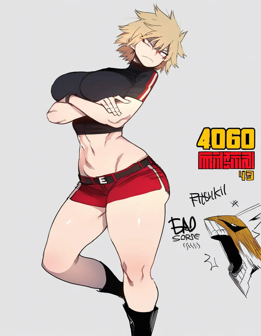 looks like she's 40 years old  ,Mature female ,Mitsuki Bakugo, My Hero Academia, Tight black short shirt, red shorts, thick thighs and huge breasts, 1 woman, female focus, arms crossed, serious look, white background 




[ratatatat74] Bad Ending Party,, hentai_studio_quality, hentai_studio_quality, hentai_studio_quality, hentai_studio_quality, hentai_studio_quality, hentai_studio_quality, hentai_studio_quality
