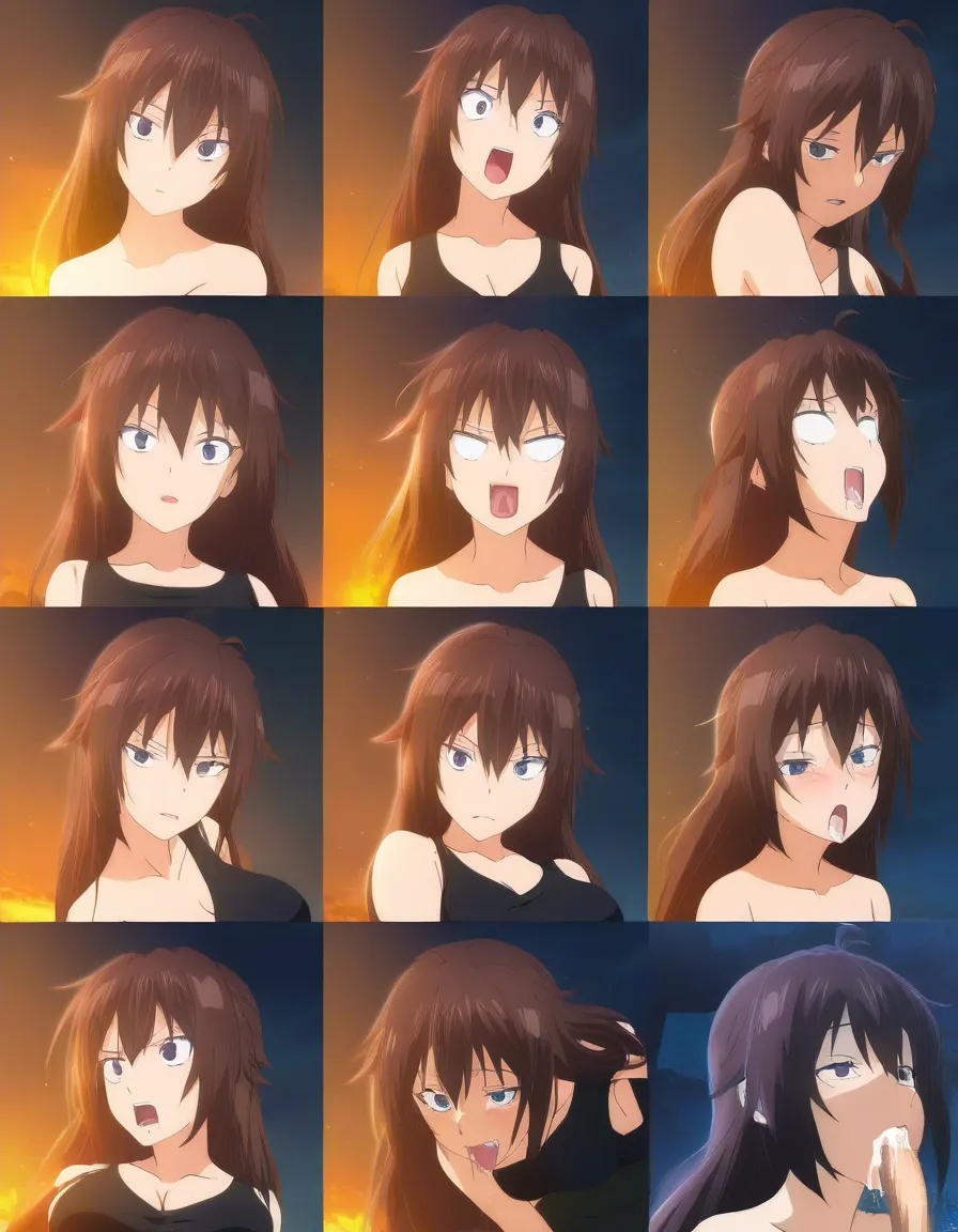 masterpiece, clean art, , midriff, evening , blowjob, eroge aesthetic, fitness model, (anime style:1.3), 2d, anime screencap, cel shading, high quality, cum_in_mouth, hentai_studio_quality