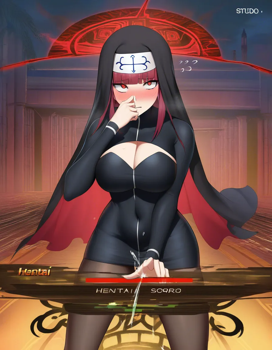 high-res, skin_tight, black short dress, squirt, shy, blush, hentai_studio_quality