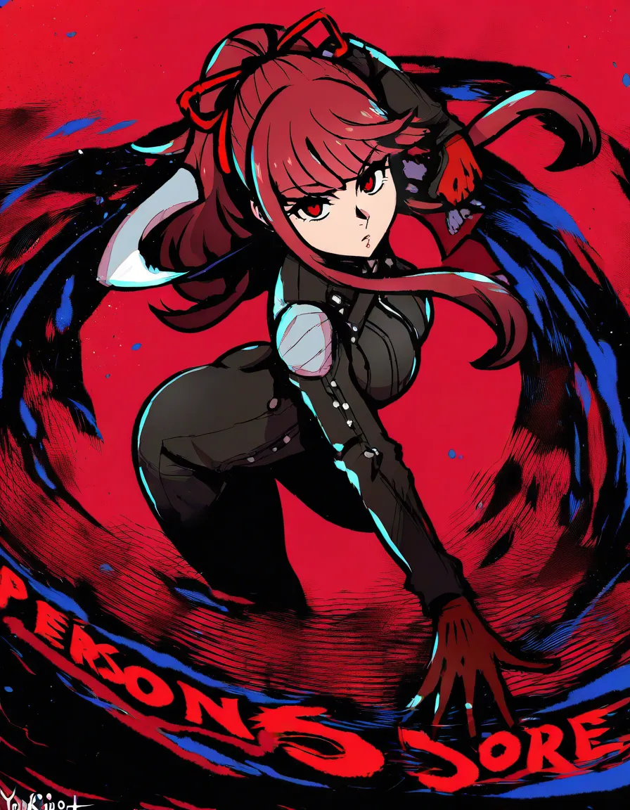 /masterpiece, /ultra_detailed, #akairiot_artstyle, @yoshizawa_kasumi, persona, persona_5, persona_5_the_royal, 1girl, solo, red_hair, long_hair, ponytail, hair_ribbon, red_ribbon, red_eyes, moaning, shuujin_academy_school_uniform, ass, sex, doggystyle, looking_back, from_behind, pov, hentai_studio_quality
