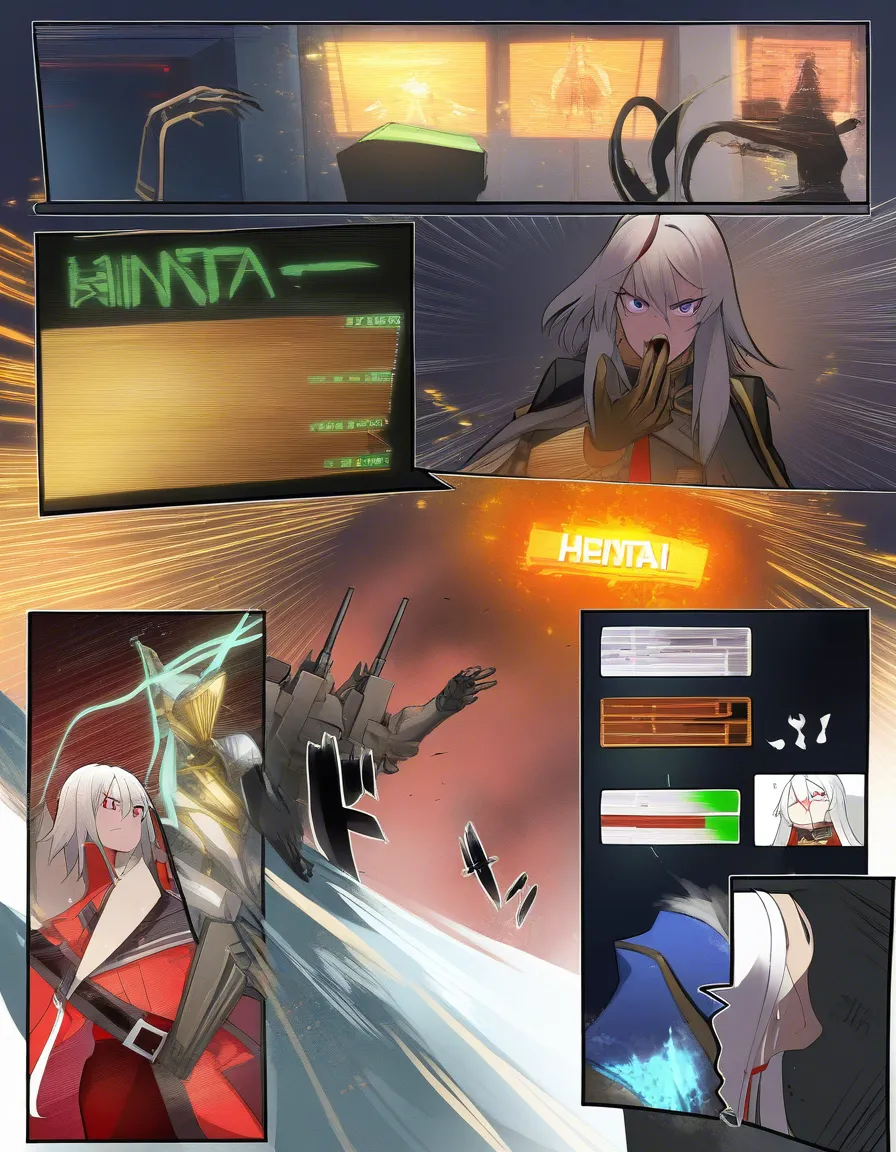 Erstelle mir einen kompletten hentai Comic mit mir als mc der einen riesengroßen Schwanz hat, hentai_studio_quality