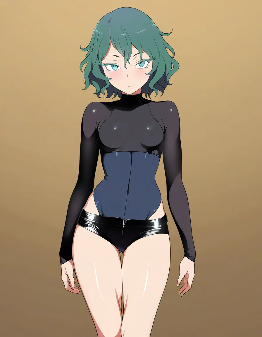 1boy, femboy, pretty face, soft feminine features, long eyelashes, light blush, short wavy hair, small waist, slim body, wearing tight crop top and short shorts, thighs,, hentai_studio_quality