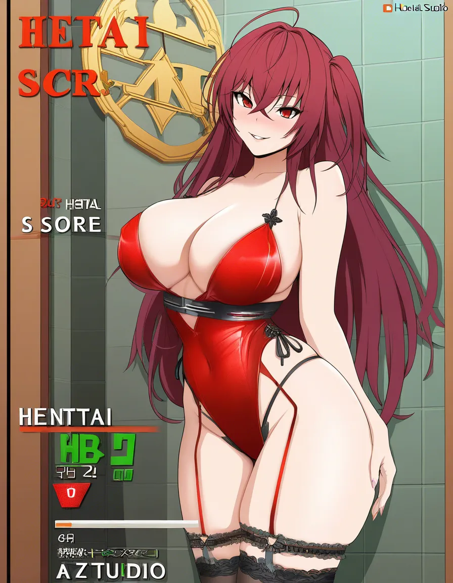 /highres /sharp_focus hentai_style taihou_(azur_lane) anal against_wall lingerie seductive_smile garter_straps, hentai_studio_quality