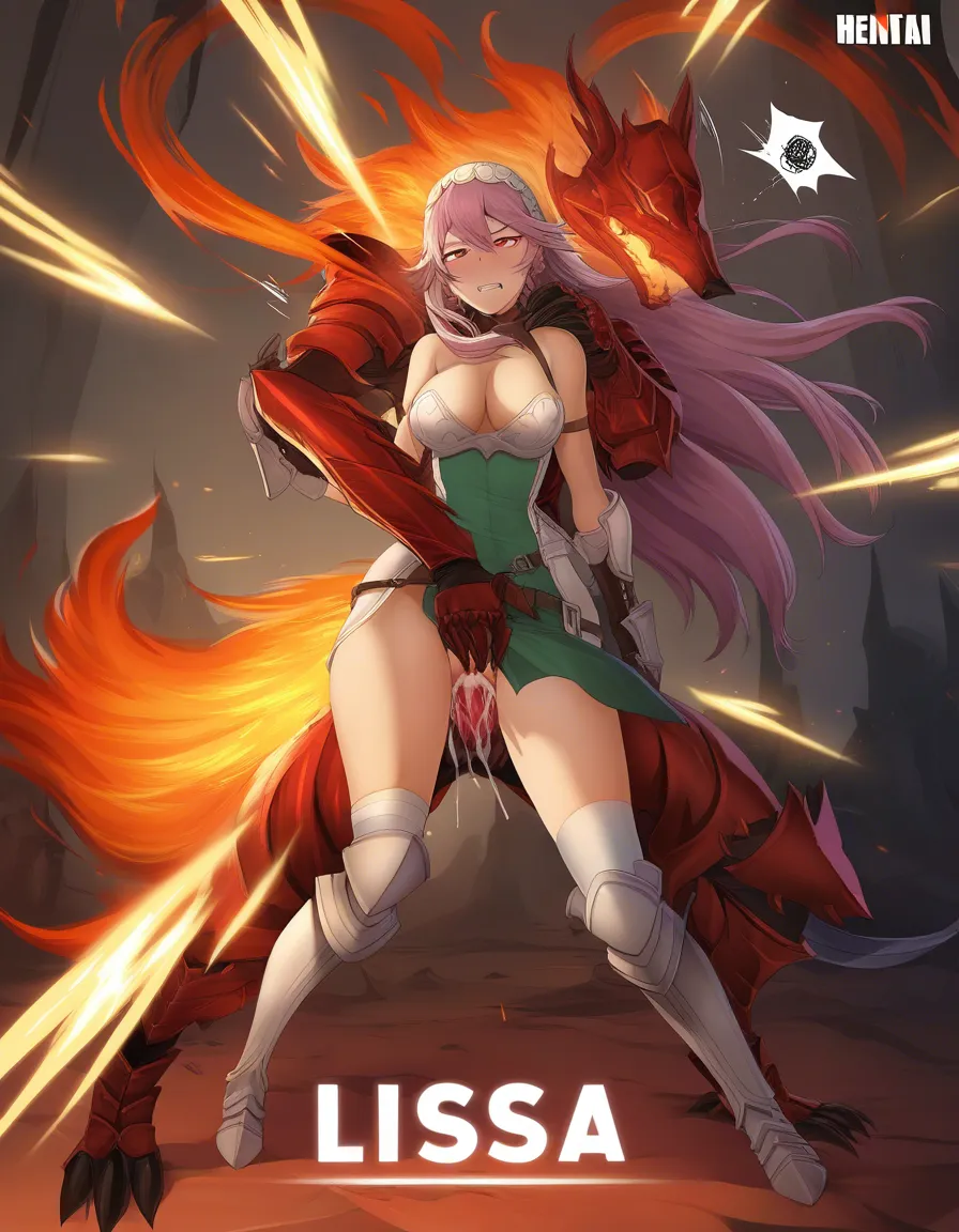 Lissa from Fire Emblem Awakening getting fucked from behind, hentai_studio_quality