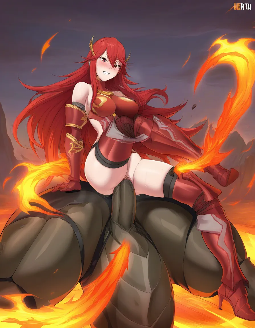 Cordelia from fire emblem awakening multiple_boys double_penetration, hentai_studio_quality