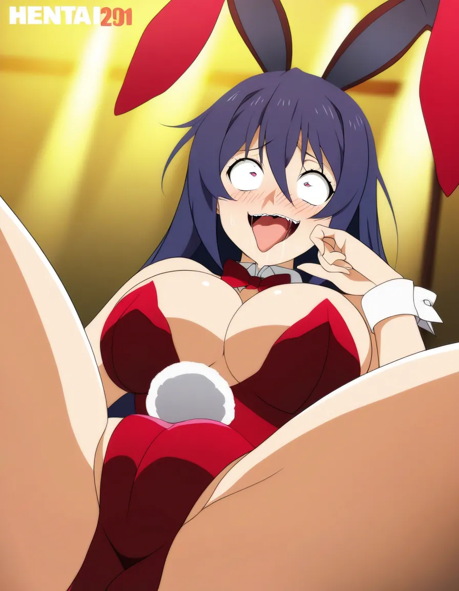 ultra detailed shading, 1girl , playboy_bunny, curvy, ahegao, depth of field, playful expression, anime style, hentai_studio_quality,, hentai_studio_quality