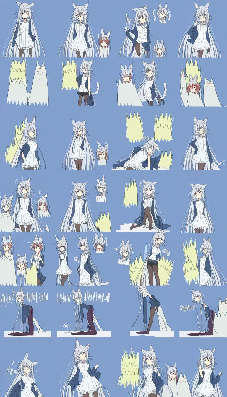 best quality, intricate details, 3girls, moaning, animal ears, pantyhose, transparent background, anime style