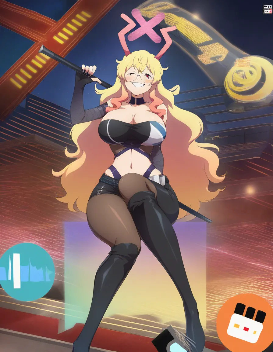 Lucoa giving the viewer a nice, gentle titjob, hentai_studio_quality