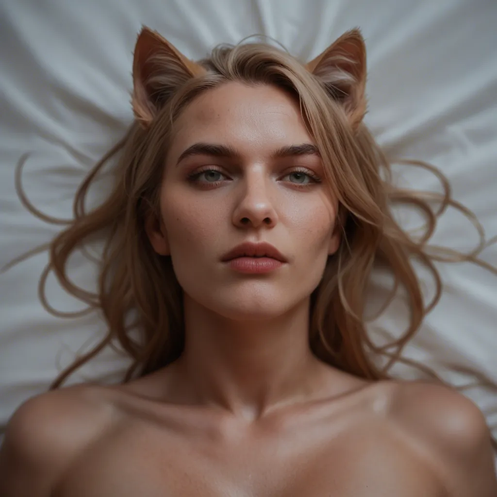 cinematic photo, 8k, full body, catgirl, missionary, collarbone, wild energy, photorealistic