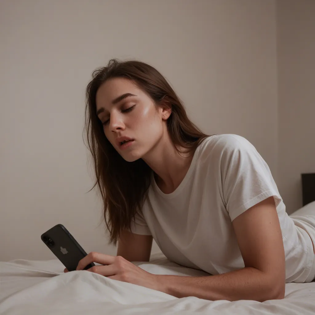 studio quality, sharp focus, solo, lips, short sleeves, orgasm, bed sheet, medium shot, RAW photo