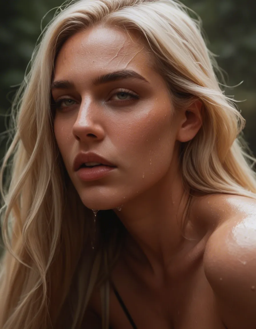 realistic dslr quality lesbian tribbing orgasm face sweaty blonde, score_9, score_8, candid photo, realistic skin texture, visible skin pores, film grain, depth of field