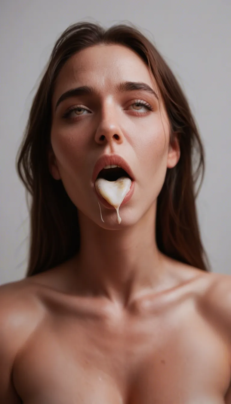 sharp focus, 8k uhd, bunny woman, collarbone, food, ahegao, white background, neon glow, hyperrealistic