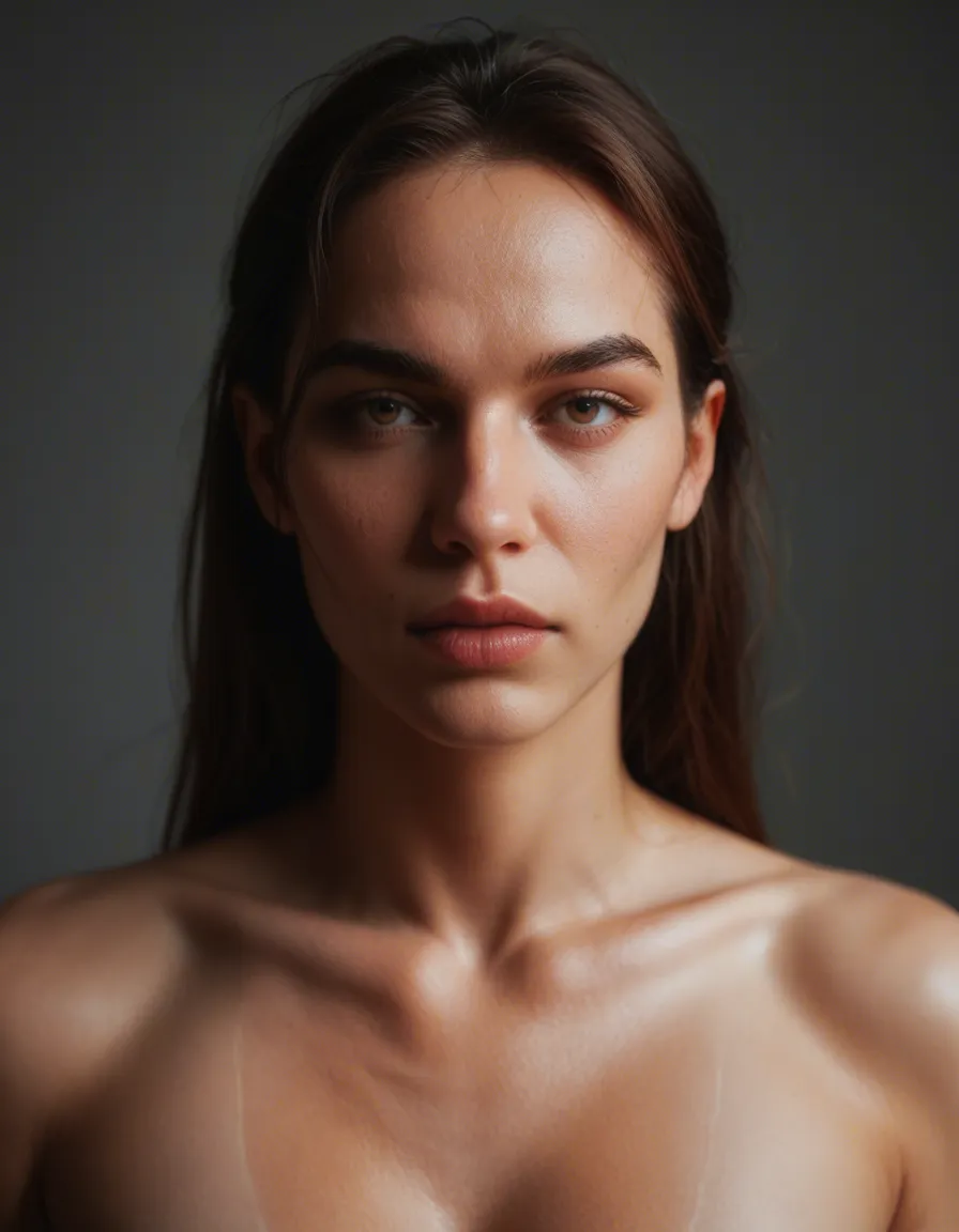 Shemale sodomizes male, score_9, score_8, candid photo, realistic skin texture, visible skin pores, film grain, depth of field