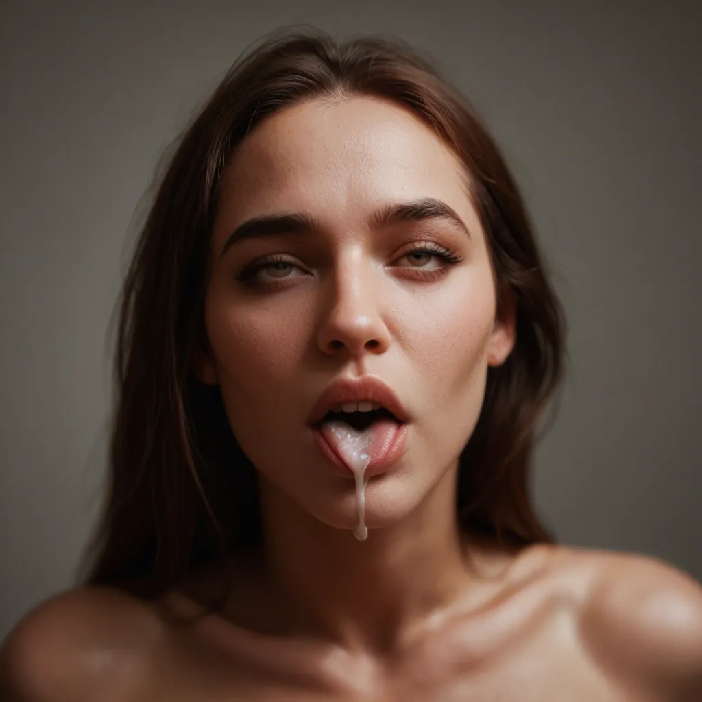 ahegao with cum body