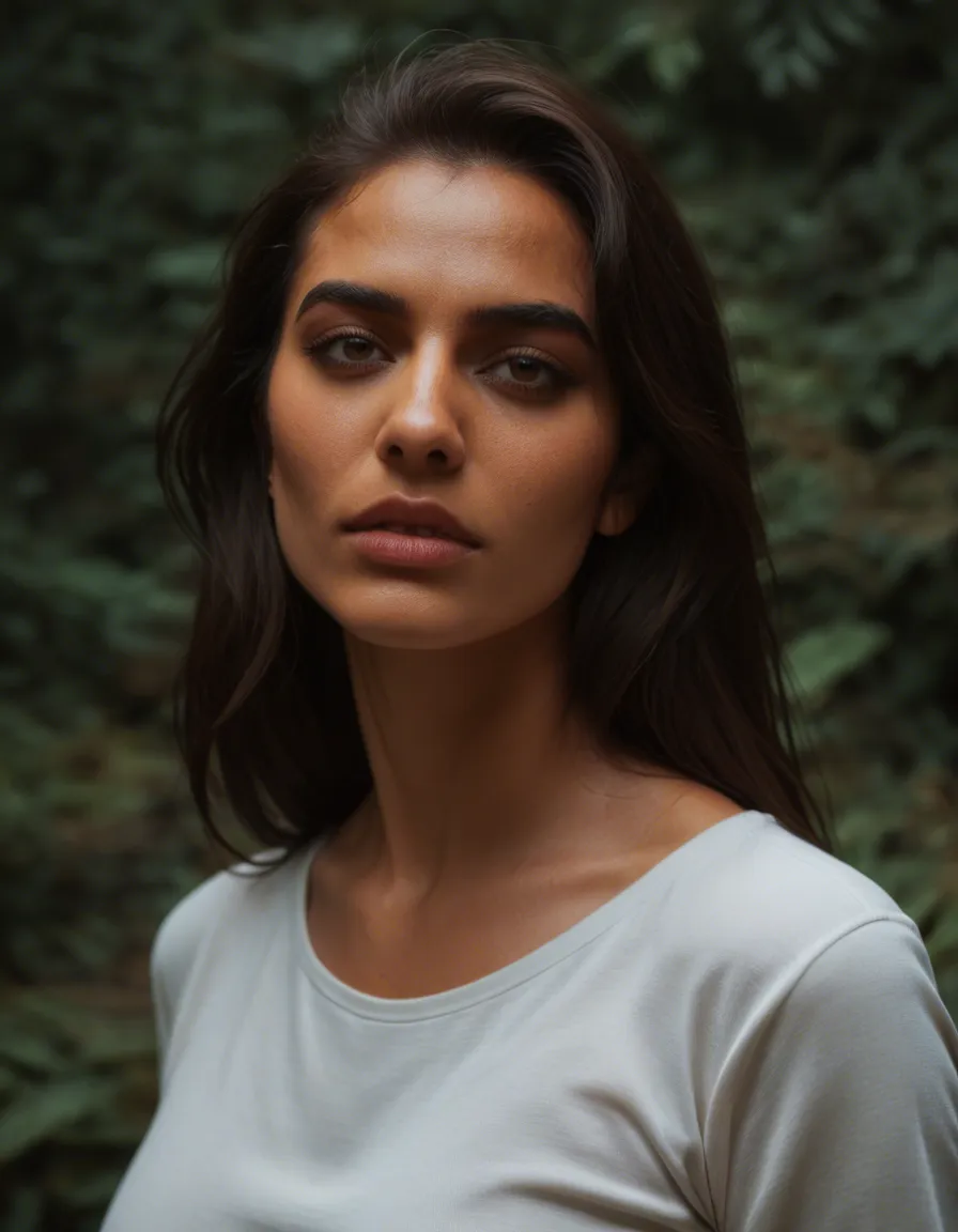 Eine frau mit sehr großen titten und sperma auf ihren titten sie sol eine latina sein, score_9, score_8, candid photo, realistic skin texture, visible skin pores, film grain, depth of field