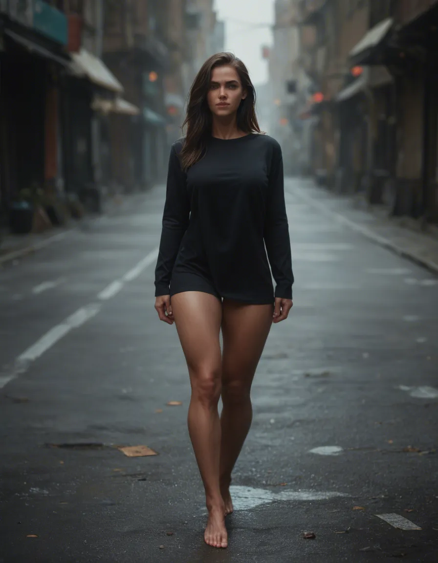 futanari, score_9, score_8, candid, full_body, score_9, score_8, candid photo, realistic skin texture, visible skin pores, film grain, depth of field