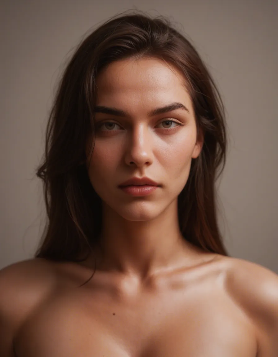 18 Jähriges Mädchen mit großen Titten, nackt das auf dem Bett auf mih wartet, score_9, score_8, candid photo, realistic skin texture, visible skin pores, film grain, depth of field