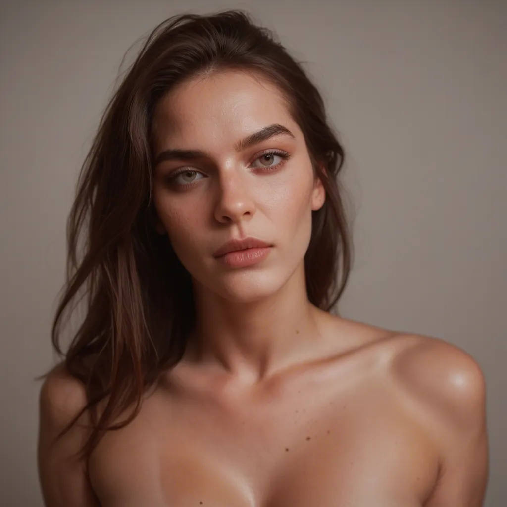 use facial features of woman from image 1, hyperrealistic skin details and textures, raw amateur unfiltered real-life photo, explicit, nsfw, change the scene, change the environment and lighting, change the angle. the woman is having sex with a man in reverse cowgirl position. The man is behind her, his face is barely visible from behind her back, she is squatting on top of his crotch, detailed nipples, she’s facing the camera