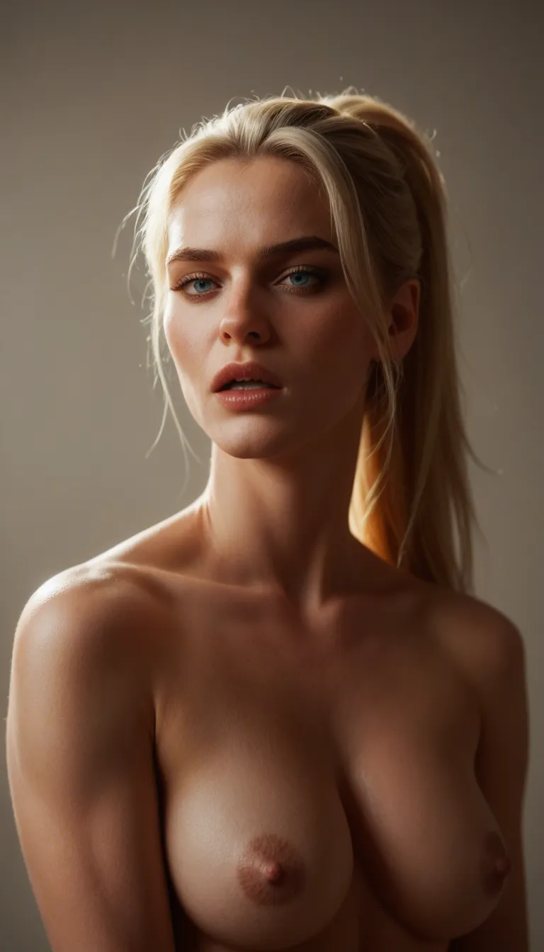 RAW photo, ultra realistic, blonde_hair ,woman, 20yo, blue_eyes, ponytail, perfect body, wide_hips, beautiful, moaning, blush, aroused pointy nipples, orgasm, ovulating, fecund, healthy,  natural skin texture, kissing viewer, devouring viewer, invisible penis, transparent penis, cum in pussy, x-ray, impregnation, photo studio, cinematic, film photography