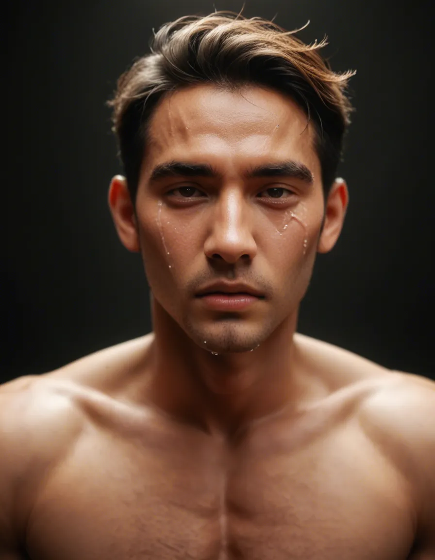 skinny asian getting fuck by a black BBC gay, he crying gay, score_9, score_8, candid photo, realistic skin texture, visible skin pores, film grain, depth of field