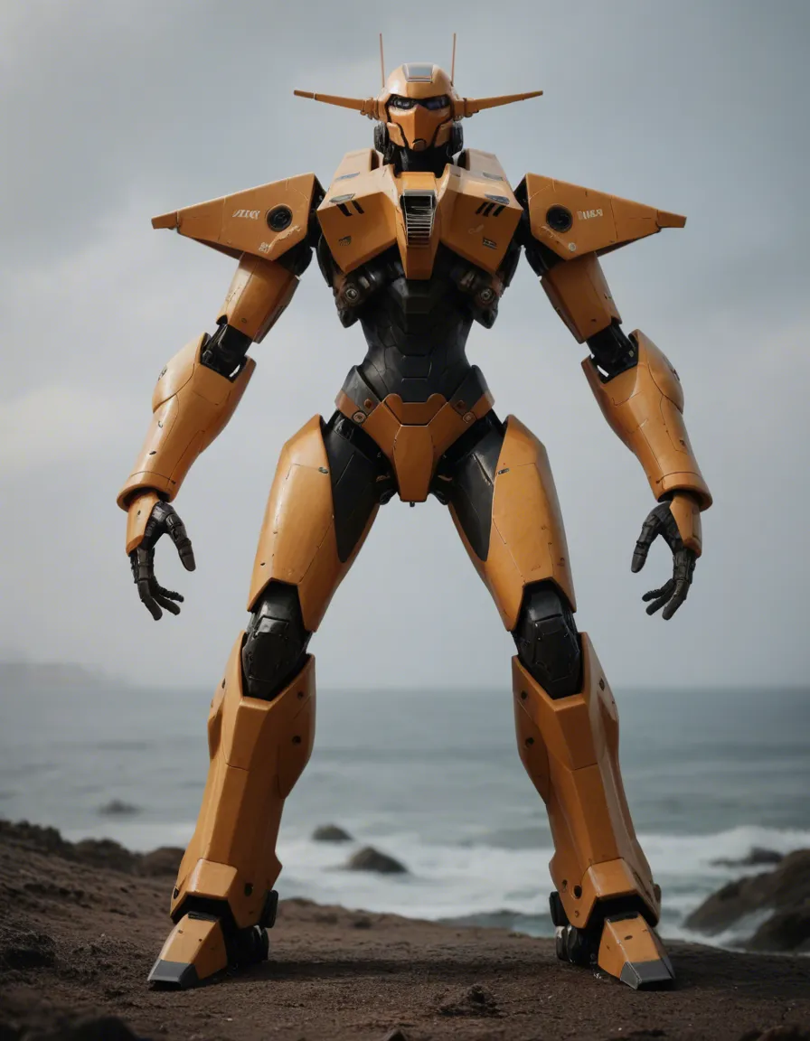 huge mecha stand,tentacle fuck mecha from down, score_9, score_8, candid photo, realistic skin texture, visible skin pores, film grain, depth of field